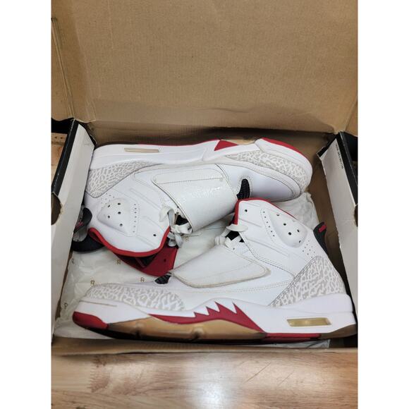 Nike Air Jordan Son Of Mars White-Gym Red-Black Sz 13 [512245-112] main image 15